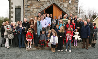 Easter morning at Portsalon with many friends and visitors